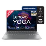 Lenovo Yoga Slim 7 (Smartchoice) Aura Edition Intel Core Ultra 5 226V,Copilot+ AI PC(16GB RAM/1TB SSD/14(35.5cm)/WUXGA OLED/40 Tops/Windows 11/Office Home 2024/Grey/1.19Kg), 83JX005FIN AI Laptop