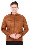 Leather Retail Men's Suede Faux Leather Jacket