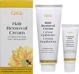 Gigi Hair Removal Cream For Face With Calming Balm (3 Pack)