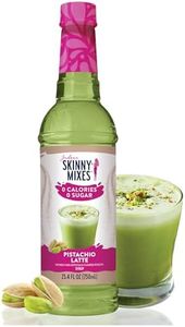 Jordan's Skinny Mixes Syrups Pistachio Latte, Barista Collection Sugar Free Coffee Flavoring Syrup, 720.1 g (Pack of 1) Bottle