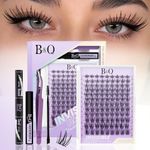 B&Q Bella Lash Clusters Kit - DIY Lash Extension Kit at Home for Beginner