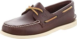 Sperry Men's Authentic Original 2-Eye Leather Boat Shoe, Classic Brown, 11.5 M US