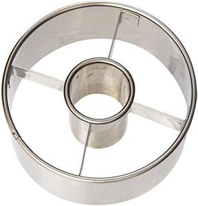 Ateco 3-1/2-Inch Stainless Steel Doughnut Cutter, Silver