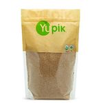 Yupik Organic Brown Flax Seed Meal, 1 kg, Gluten-Free, Non-GMO, Kosher, Vegan, Finely Ground Raw Flax Seeds, Flour Texture, Sugar-Free, Source of Fiber, Ideal for Smoothies & Baking