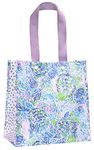 Lilly Pulitzer Market Shopper Bag, Reusable Grocery Tote with Comfortable Shoulder Straps, Shell of a Party, L