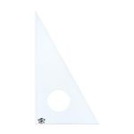 Alvin 130C-10 10" Clear Professional Acrylic Triangle 30°/60°