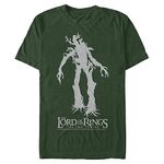 The Lord Of The Rings Two Towers Tree Beards Young Men's Short Sleeve Tee Shirt, Dark Green, Large