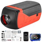 Redriver Diesel Heater 5KW, 12V/24V Parking Fuel Heater, Night Air Heater with Premium Silencer, Upgrade Smart Remote Control For Truck, Boat, Car Trailer, Motorhomes, Campervans, Caravans