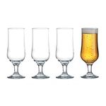 Ravenhead Tulip Pack of 4 Sleeve Stemmed Beer Glass, 35 CL