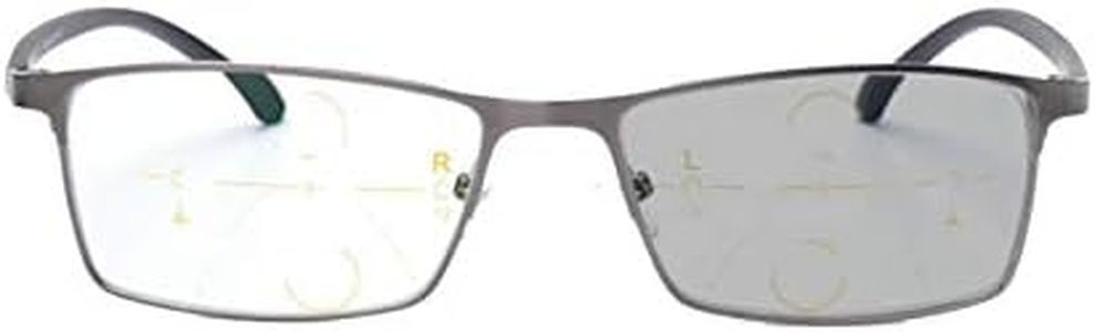 Progressive Photochromic Computer Reading Glasses Flexible Temples UV400 No Line Gradual Sunglasses