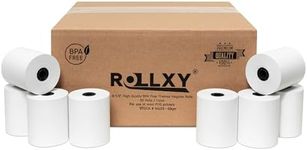 3-1/8 X 230 Thermal Paper Compatible with Star CT-S300 Tsp 100 BPA Free 50 rolls by Rollxy (50gm Thickness)