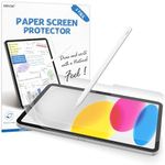 XIRON 2 PACK Paper Screen Protector for iPad 10th Generation 2022(10.9 Inch), Matte PET Film for iPad 10.9-inch (10th generation), Write and Draw Like on Paper, Anti-Glare Screen Protector