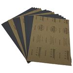 AutKerige 9 x 11 Inch Sanding Sheets， 1000 Grit Wet Dry Sandpaper，15PCS Premium Silicon Carbide Sand Paper for Wood Metal Ceramic or Auto Polishing and Scratches Removing