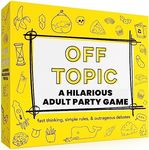 Off Topic Adult Party Game - Fun Board and Card Game for Group Game Night