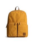 DailyObjects Mustard Field Backpack | Casual Laptop Bag with Luggage Sleeve | Unisex Travel Backpack | Made of Durable Canvas Material | Zippered Compartments with Pockets