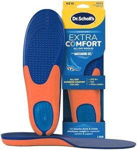 Dr. Scholl’s EXTRA SUPPORT Massaging Gel Advanced Insoles (Men's 8-14) // Superior Shock Absorption and Reinforced Arch Support (Packaging May Vary)