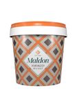 Maldon Salt, Smoked Sea Salt Flakes, 1.1 lb (500 g), Bulk Tub, Kosher, Natural, Gently Smoked Over Oak, Handcrafted, Gourmet, Pyramid Crystals