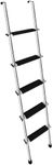 OUTPRIZE 72" RV Bunk Ladder, 5 Step Integrated Aluminum Camper Bunk Bed Ladder with Anti-Slip Rubber Foot Pads, Sliver