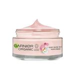 Garnier Organic Rosy Glow 3in1 Youth Cream 50ml, For Radiant and Glowing Skin, With Rosehip Seed Oil and Brightening Vitamin C, Vegan Formula, Suitable For All Skin Types , Pack of 1