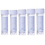 Noondl Urine Sample Bottles with Screw Top and Labels 5 Bottles