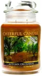 A Cheerful Giver - Autumn Orchards Scented Glass Jar Candle (24 oz) with Lid & True to Life Fragrance Made in USA