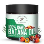 Aromatique Raw Batana Oil | Unrefined Cold Pressed Batana Oil for Hair Growth by Dr Sebi Sourced from Honduras | Hair & Skin Nourishment Oil (100 Gms)