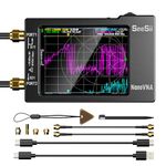 SeeSii Nanovna-H Vector Network Analyzer,Upgraded HW3.6 10KHz-1.5GHz MF HF VHF UHF Antenna Analyzer, Measuring S Parameters, Voltage Standing Wave Ratio,Phase,Delay,Smith Chart,Support Data Storage