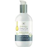 Emu Oil for Skin & Hair - Scalp, Nails, Hair, Face and Body Oil Infused with Omega 3, 6, 9, Vitamins, & Minerals - 200mL Unscented Body & Face Serum for Fine Lines, Stretch Marks, Dry Lips & Cuticles