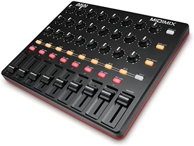 AKAI Professional MIDImix - USB MIDI Controller Mixer with Assignable Faders & Master Fader, 24 Knobs and 16 Buttons, 1 to 1 Mapping With Ableton Live