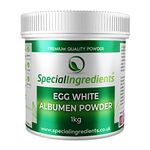 Egg White Albumen Powder 1kg - Premium Quality Free Range Suitable for Vegetarians, Non-GMO, Gluten Free – Recyclable Plastic Container