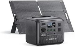 BLUETTI Solar Generator AC50B with 100W Solar Panel Included (Ships Separately), 448Wh/700W Portable Power Station, 65W USB-C PD Output, LiFePO4 Battery Backup for Travel, Camping, Outage