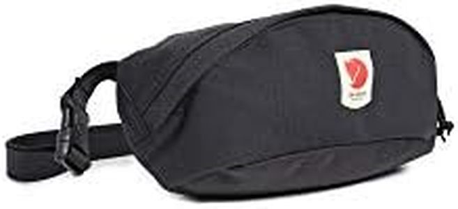 Fjällräven Unisex Adult Ulvö Hip Pack Medium - Black, 28 x 10 x 12 cm/2 Litre, One Size