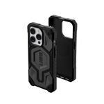 URBAN ARMOR GEAR UAG Designed for iPhone 14 Pro Case Silver 6.1" Monarch Pro Built-in Magnet Compatible with MagSafe Charging Rugged Shockproof Dropproof Premium Protective Cover