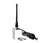 HYS VHF Marine Antenna Rubber Aerial with Bracket 5m RG58 Cable for VHF Mobile Marine Radios