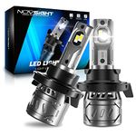 H13 LED Headlight Bulbs,400% Super Bright H13 LED Headlights,6500K Cool White High Low Beam Led H13 Fog lights,DRL,IP68 Waterproof Plug and Play,Pack of 2