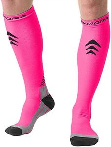 Rymora Compression Socks for Women Men - 15-20 mm Hg Circulation Support Socks - Calf Compression Socks Shin Splints Pain