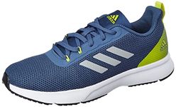 adidas mens Glowrun Reflective M STONE/DRKROY/VIVRED Running Shoe - 11 UK (EY2989)