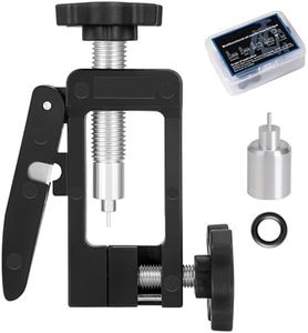 Tailcle 2 in 1 Bicycle Hydraulic Hose Cutter and Needle Driver Tool for MTB Road Bicycle - Olive Banjo Fitting Install, Compatible with Most Needle Drivers (D-Black)