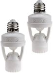 2pcs Motion Activated Light Sockets