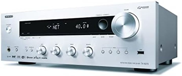 Onkyo TX-8270-S - Receptor estéreo, Color Plata
