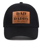 Dad in The Street Daddy in The Sheets Hat Gift for Men Funny Daddy Dad Hats Gifts for Him, Black-01, One Size