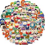 100pcs Southpark Stickers for Suitcase Skateboard Laptop Computer Water Bottles Car Teens Boys Girls Decal