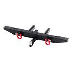 NJORA RC Rear Bumper with RC Metal Trailer Hitch for 1/10 TRX-4 TRX4 Car