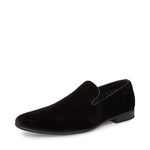 Steve Madden Men's Laight Loafer, Black Velvet, 11 UK