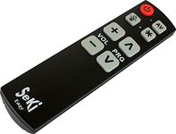 SeKi Easy Black Large Button Remote Control