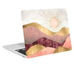 Laptop Shell Compatible with MacBook Pro 14 inch Case 2023 2021 Model A2779 M2 Pro/Max & A2442 M1 Pro/Max with Touch ID, Thin Protective Plastic Hardshell Case Cover, Pink & Gold