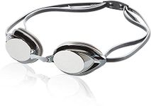 Speedo Unisex-Adult Swim Goggles Mirrored Vanquisher 2.0 - Silver -, One Size