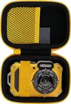 Aenllosi Hard Travel Case Compatible with Kodak PIXPRO WPZ2 Waterproof Digital Camera,Protective Case for Kodak Compact Digital Camera(Yellow,Case Only)