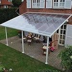 Polycarbonate Roofing Sheet Polycarbonate Roofing Sheet,Clear Acrylic Plastic Sheet,Daylighting Panel,Roofing Cladding,UV Protection Rainproof Roof Cover,for Greenhouse, Outdoor, Plant Stand Roof (Si