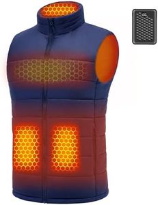 Men Heated Vest Battery Pack Included Rechargeable Electric Winter Puffer Coat Him Boyfriend Bf Husband 1 2 3 10 15 50 Year First Anniversary Romantic Christmas Xmas Valentines Day Awesome Cool Gifts